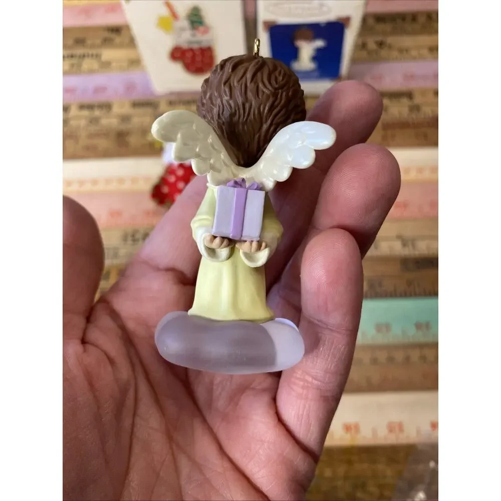 Hallmark 2005 Mary's Angels #18 Forsythia / 2008 A Christmas Surprise Ornaments